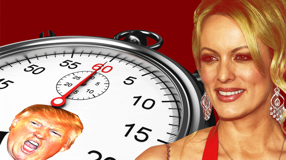 Stormy Daniels on "60 Minutes"